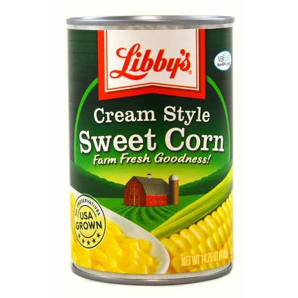 Corn Libby Fancy Cream 14.75 oz., PK24, Libbys, Mfr#: F003710093613